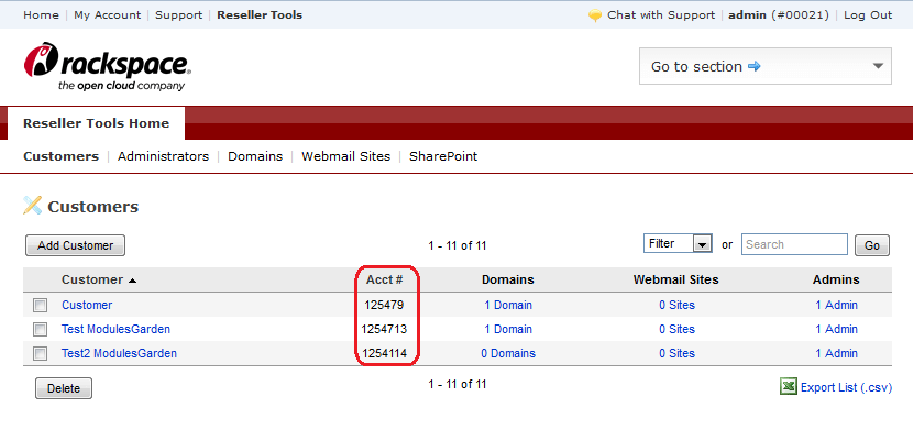 Buy Rackspace accounts